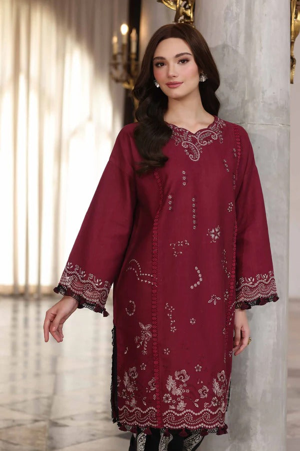 2 Piece - Printed Embroidered Suit - 42502492